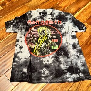 Vintage Iron Maiden killers album band t-shirt. Size large